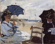 Claude Monet The Beach at Trouville Sweden oil painting artist